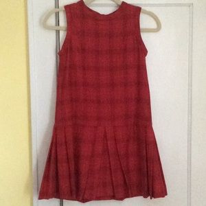 Jacadi plaid dress. Made in France.